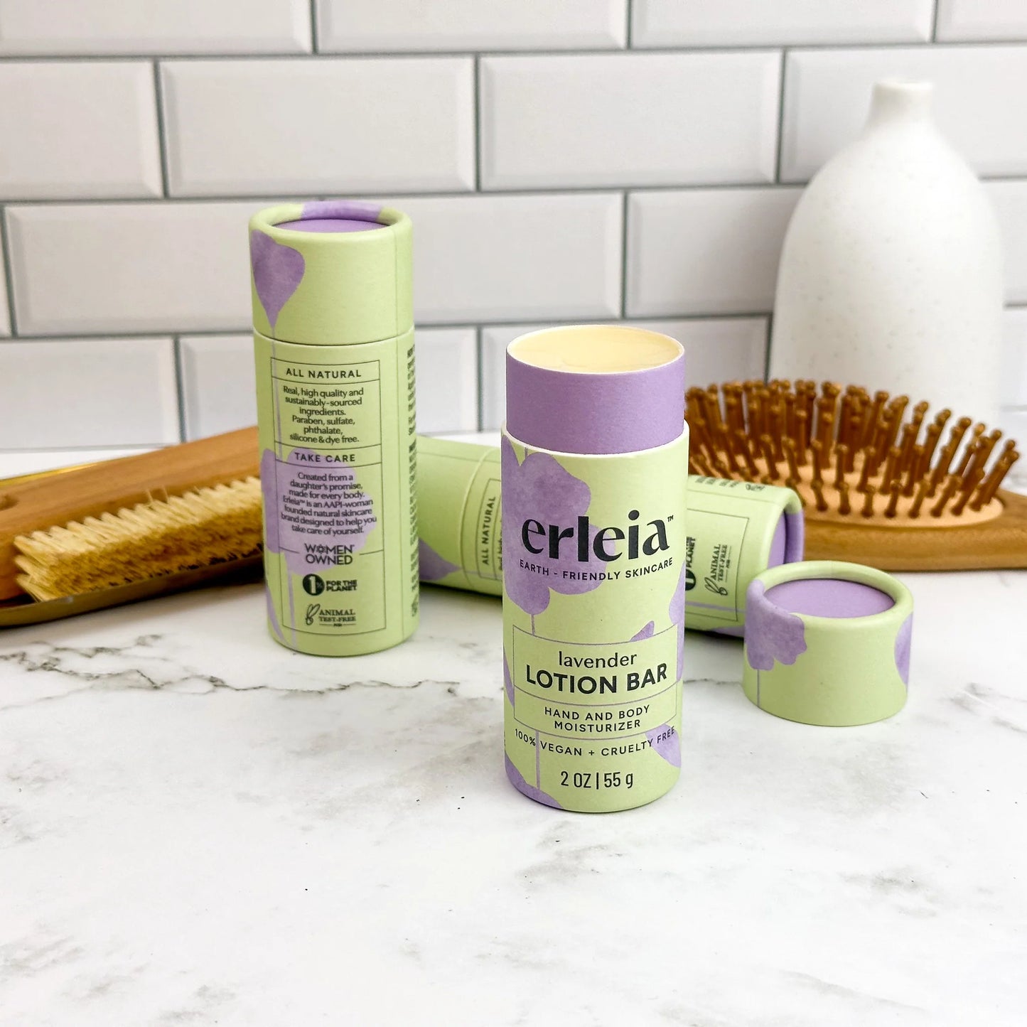 Lavender Lotion bar by Erleia