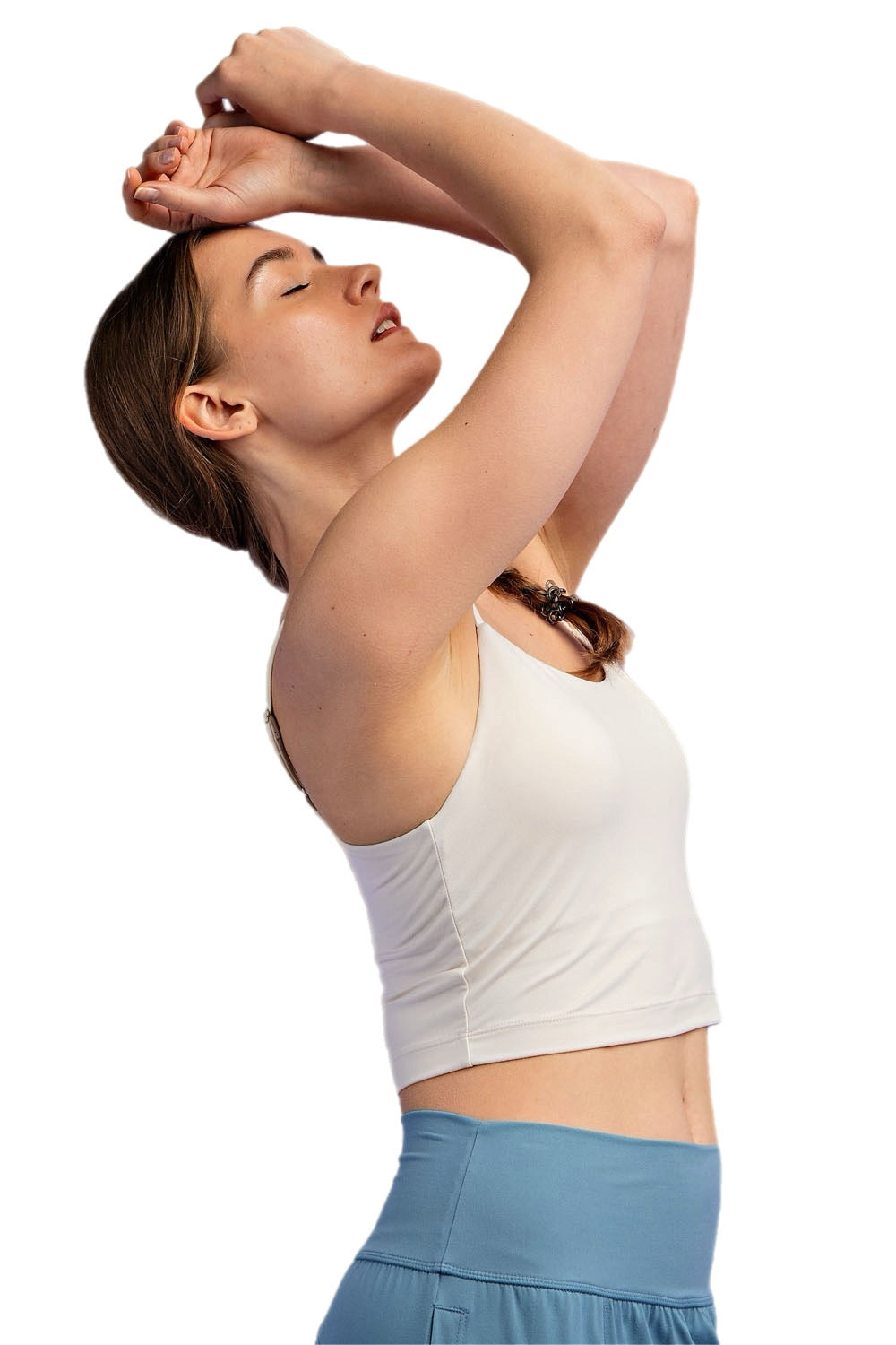 BUTTER SOFT BASIC CROPPED CAMISOLE (BRAMI)