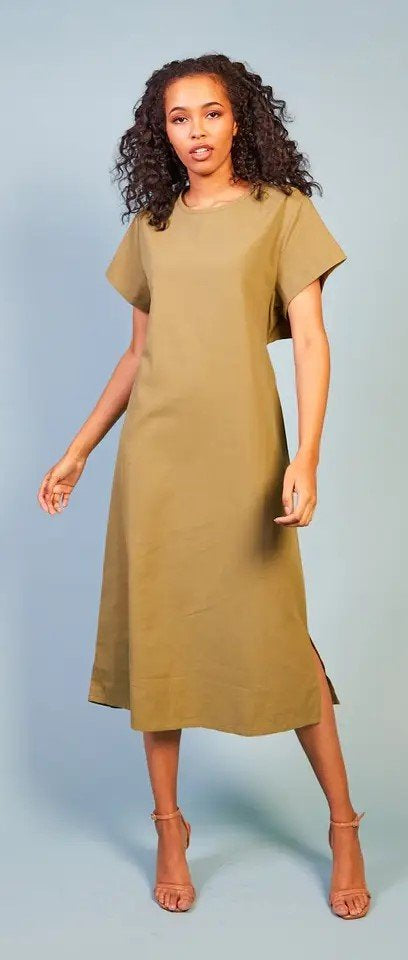 Baloot green cotton dress