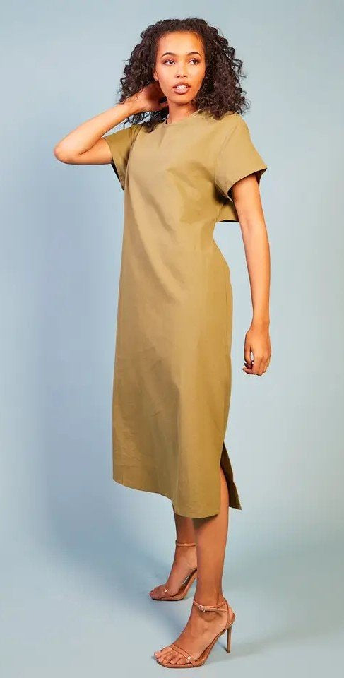 Baloot green cotton dress