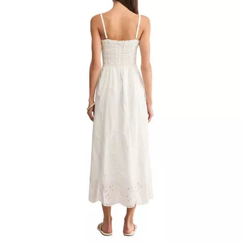 Women's Z Supply Dani Embroidered Square Neck Midi Dress 17571-ZD253395S