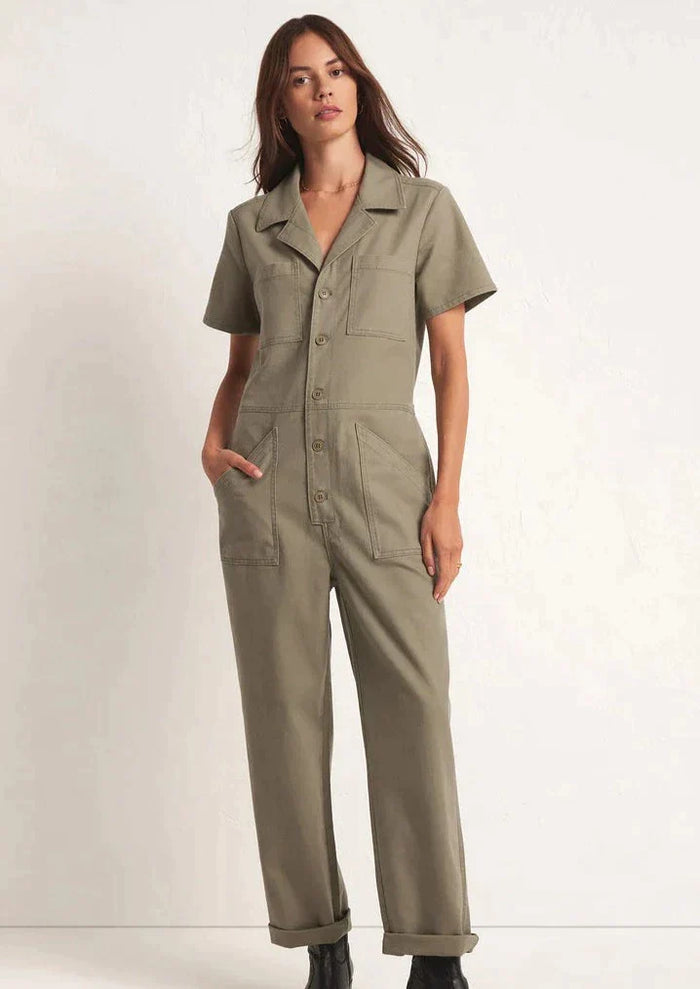 STEVIE STRETCH TWILL JUMPSUIT Z SUPPLY