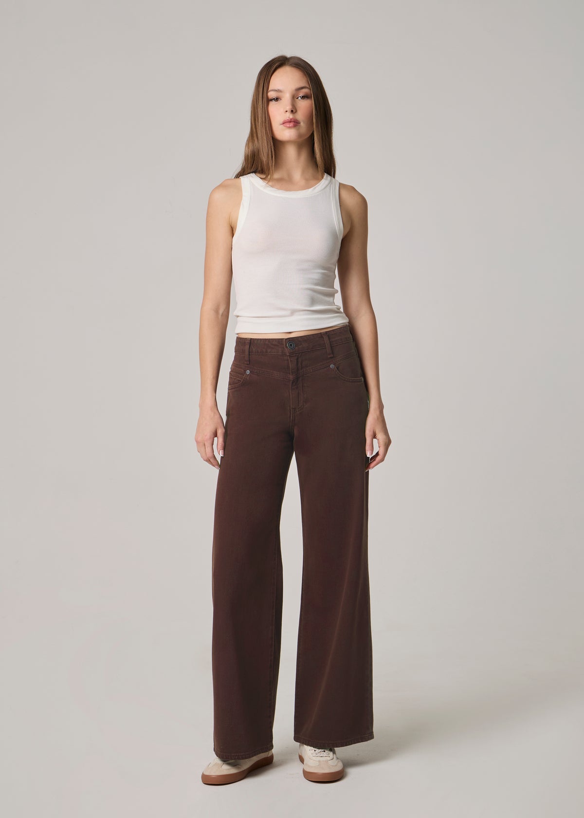 conrad high rise long wide leg jeans