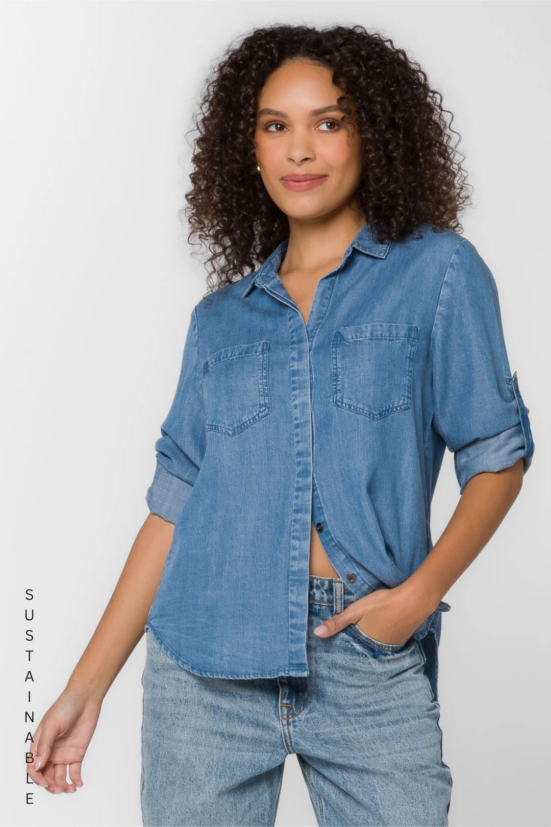 Riley Venice sky shirt-Velvet Heart