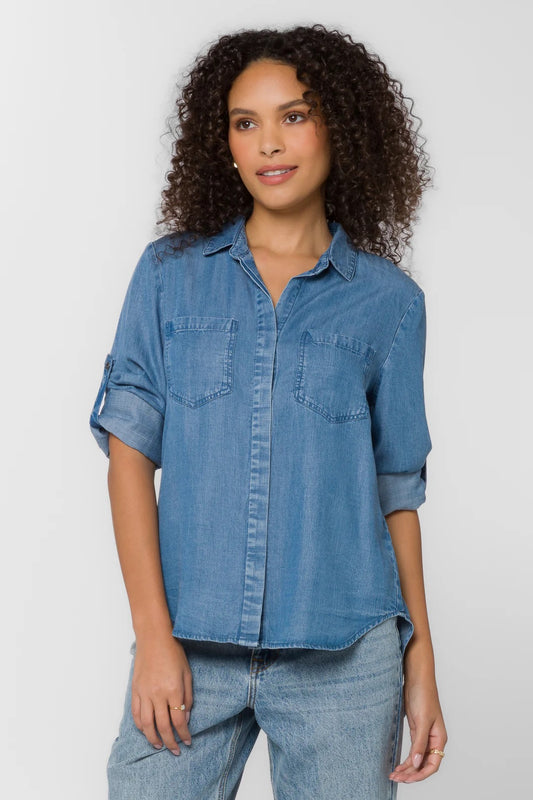 Riley Venice sky shirt-Velvet Heart