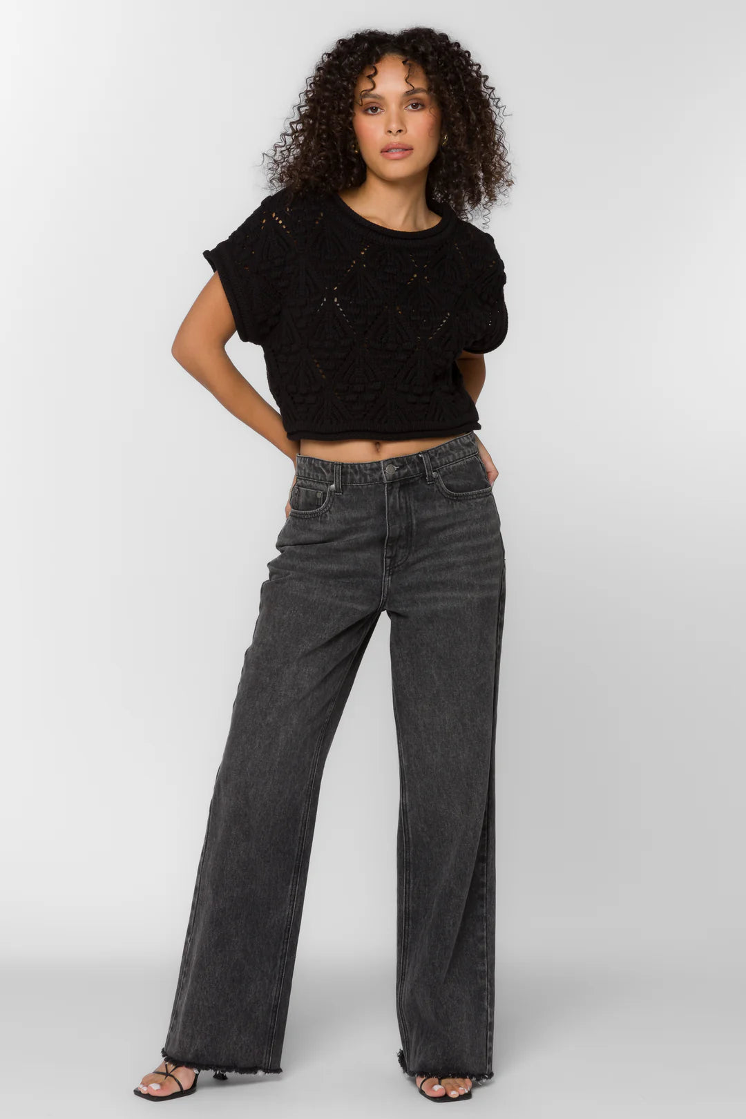 Darlita black top- Velvet Heart