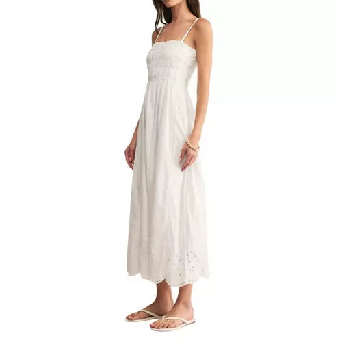 Women's Z Supply Dani Embroidered Square Neck Midi Dress 17571-ZD253395S