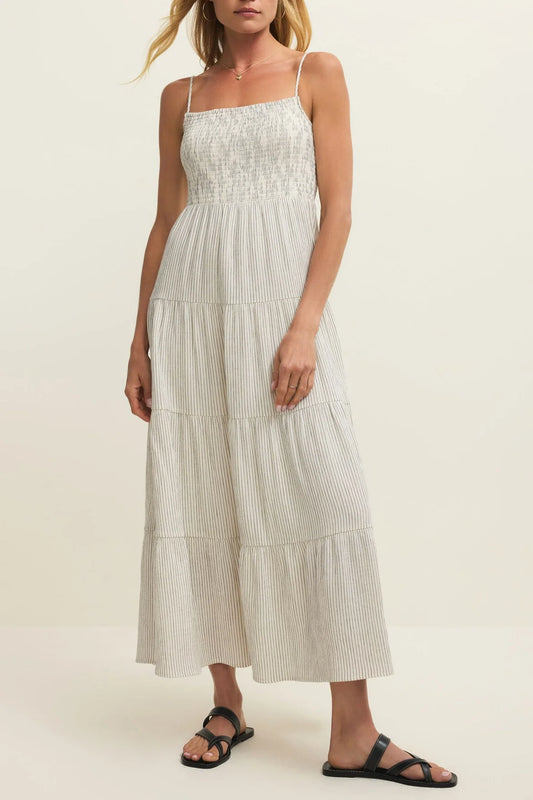 Women's Balos Striped Gauze Maxi Dress